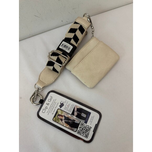 Clip and Go cell phone strap/pouch SAVE THE GIRLS nwt - Picture 3 of 4
